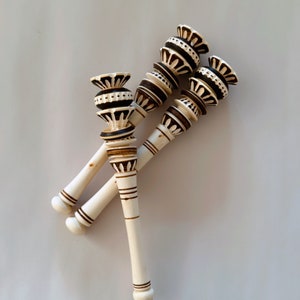 Handmade chocolate molinillo