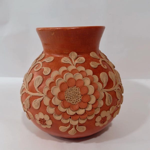 home decor embroidery clay vases oaxaca artesanias oaxaca vases
