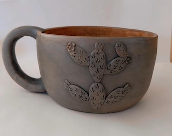 GIANT 10”   clay mug big mug huge mug