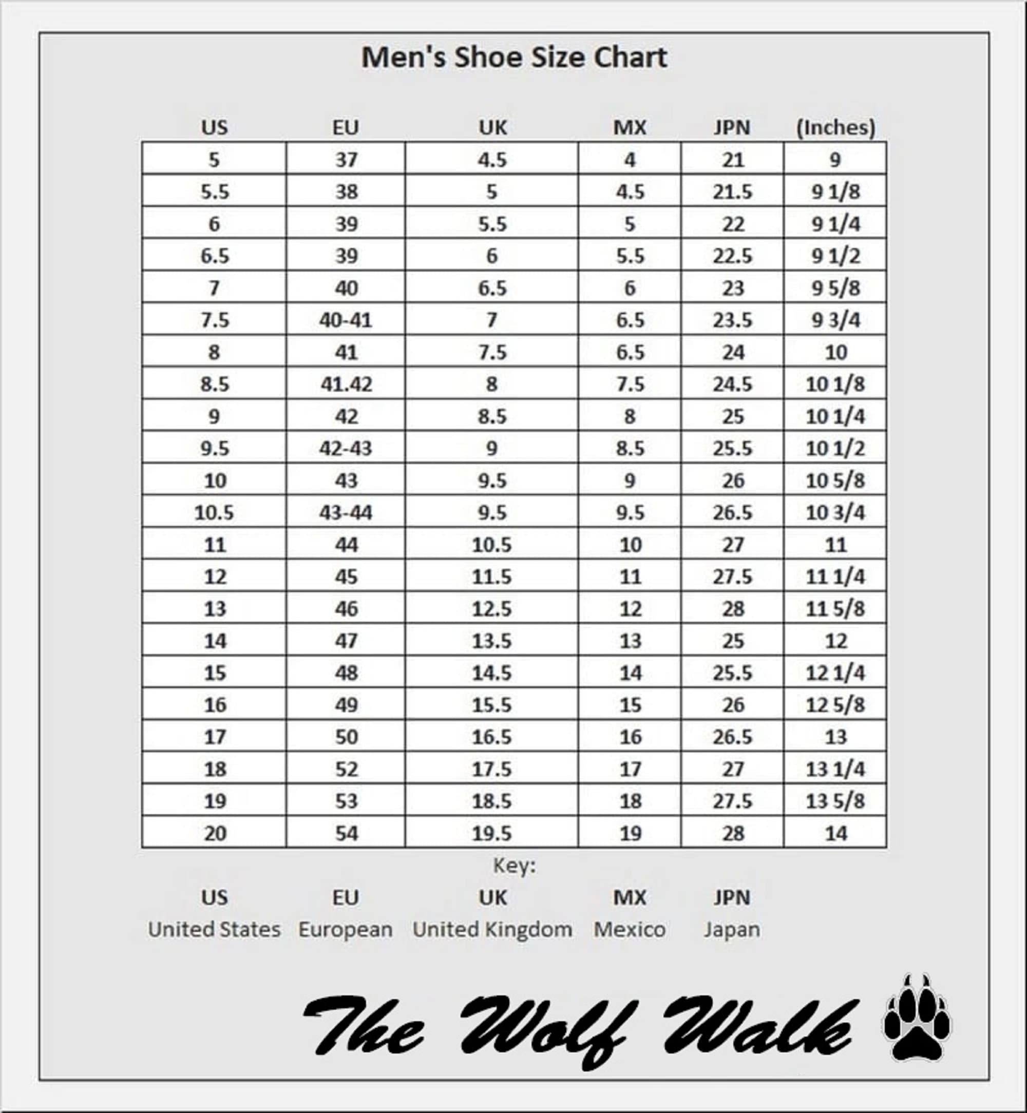 Kids Shoe Conversion Chart Mexico Size 23 In Us Size Conversion