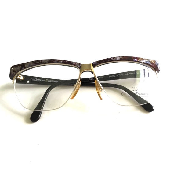 Vintage Catherine Deneuve Eyeglasses Eyewear Fram… - image 1