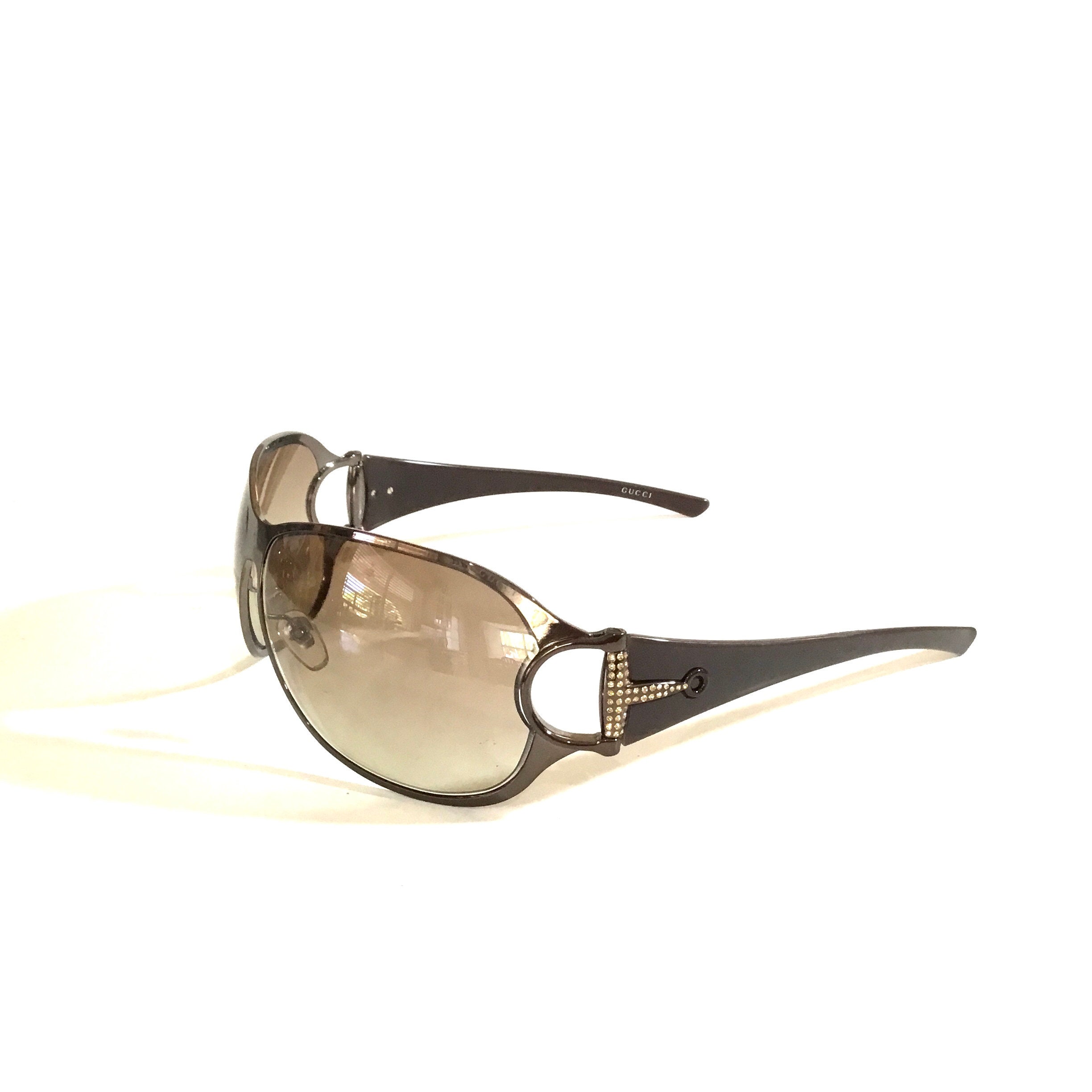 Gucci Rhinestone Sunglasses - Etsy