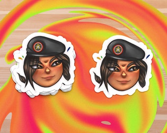 R6 Caveira Die-Cut Sticker, Gaming, FPS, Sticker, Siege, Cute, Gamer, Defender