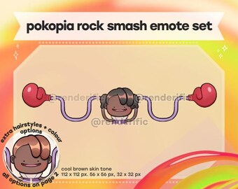 Pokopia Pokemon Ditto Player Rock Smash Joined Emote (Cool Brown)  Emotes, Emotes for Discord, Twitch and YouTube