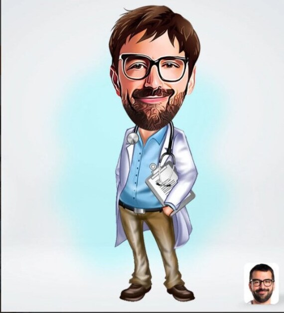 Personalized Male Doctor Cartoon Social Media Digital Profile - Etsy Personalized Male Doctor Cartoon Social Media Digital Profile - Etsy