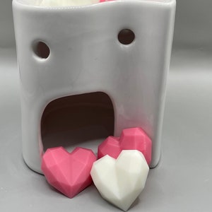 Geometric Heart Wax Melts