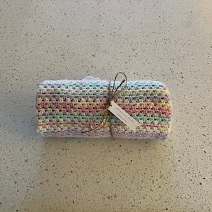 Baby Blanket, Handmade Baby Blanket, Granny Square Blanket, Crochet Baby Blanket, Baby Blanket Crochet, Multi-Colored Baby Blanket