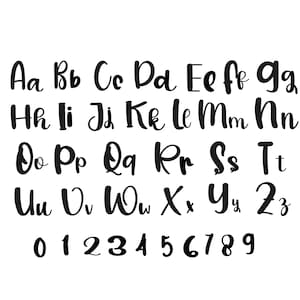 Cartoon Font SVG Files, Alphabet SVG Files, Cut file, Transparante, Cricut for SVG, Design Space, Layered Svg, Instant Download, Printable,