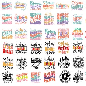 Cyber Monday Sale SVG, Cyber Monday digitale download, Cyber Monday aanbiedingen PNG, Cyber Monday cadeau-ideeën SVG, Cyber Monday Party Decoration Svg