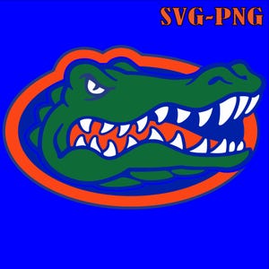 Gator Plotterdatei, Florida Gators Digitale Datei, Cricut Für SVG-Datei, Jpg, Dxf, Eps, Clipart, Transparante, digitale Dateien, Printable