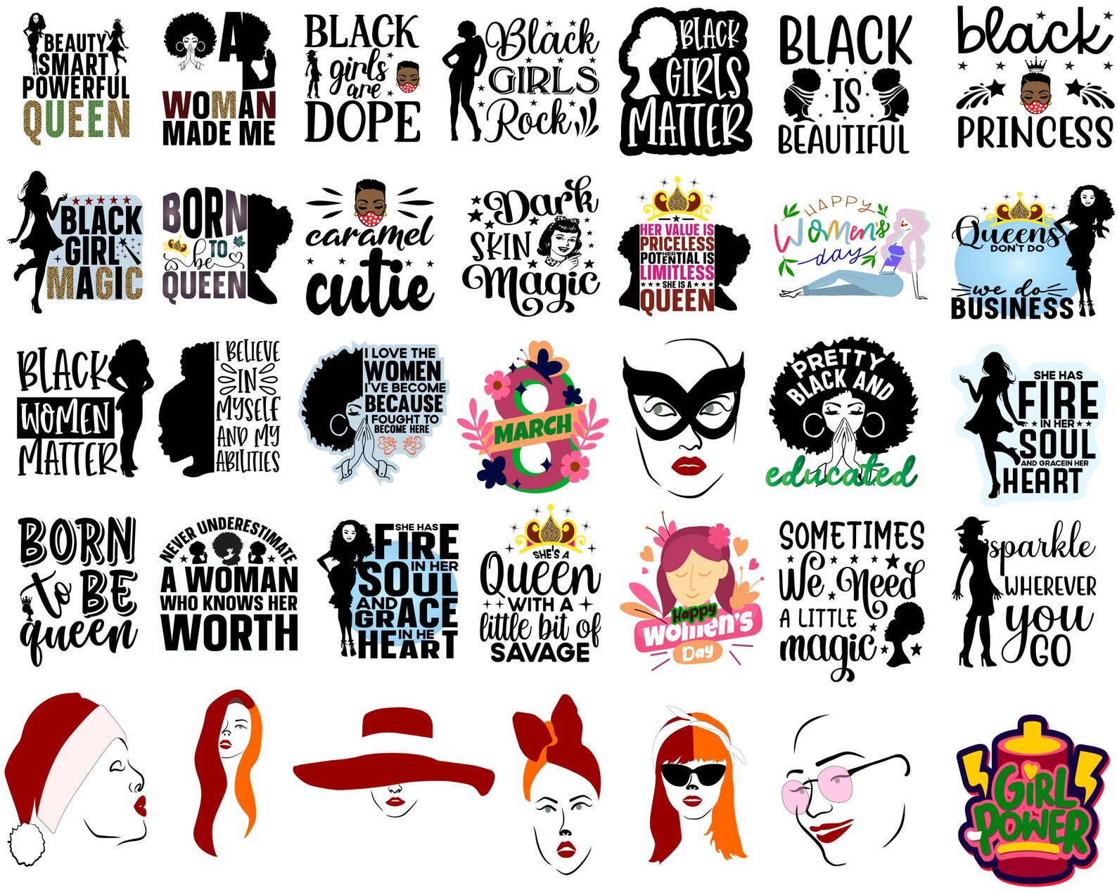 Women Svg Women Layered Svg Bundle Girl Svg File Cut File - Etsy
