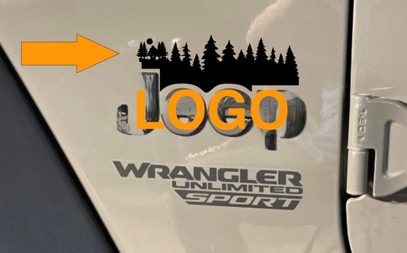 Is2 Decals Yeti Themed Side Badge Decal to Fit Jeep Wrangler or Gladiator ...