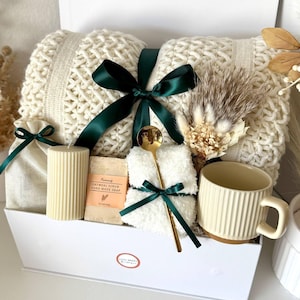 Self Care Gift Box, Thank You Hygge Gift Basket for Her, Hug in a Box Birthday Gifts Mom Sister Women Girlfriend Granny Coworker Best Friend Set 3