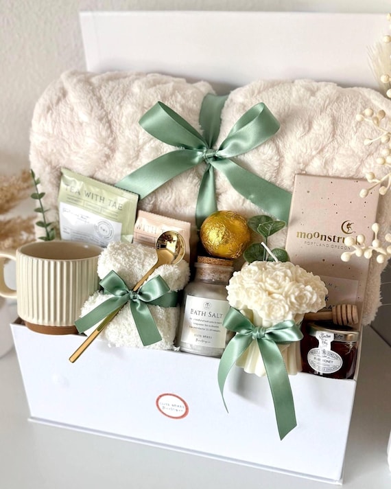 Surgery Recovery Care Package, Get Well Soon Gift Box, Cozy Comfort Set, Encouragement Gift Basket for Her