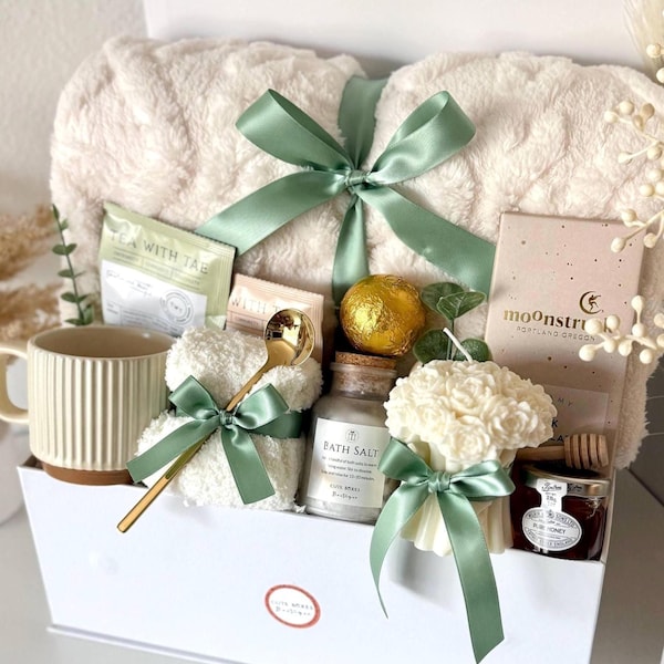 Surgery Recovery Care Package, Get Well Soon Gift Box, Cozy Comfort Set, Encouragement Gift Basket for Her