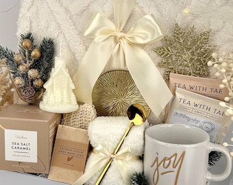 Holiday Gift Box, Hug In A Box, Hygee Gift Box, Thinking Of You Box, Cozy & Warm Winter Care Package, Self Care Gift Basket, Blanket