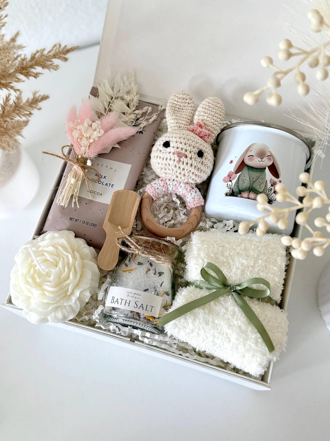 New Mom Gift Baskets Baby Gift Box Welcome Newborn Postpartum Care ...