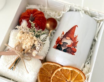 Fall Gift Box for Friends, Gift for Women, Birthday Gift for Her, Care Package, Self Care Gift Box, Thank You, Halloween Pumpkin, Cozy Fall