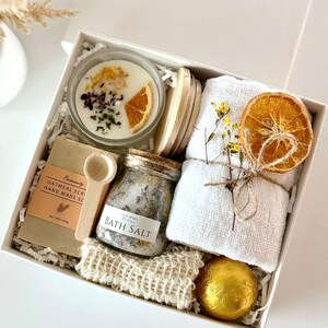 Self Care Gift Box, Thank You Hygge Gift Basket for Her, Hug in a Box Birthday Gifts Mom Sister Women Girlfriend Granny Coworker Best Friend Set 18