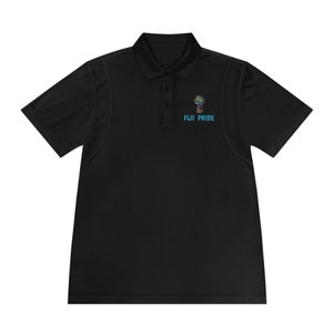 Fiji Print - Men&#39;s Sport Polo Shirt- Fiji Islands