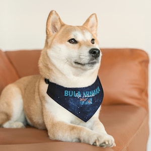 Fiji Print - Pet Bandana Collar- Fiji Islands- Bula