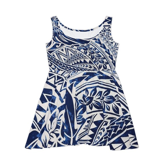 tribal print skater dress Fiji Print - Women's Skater Dress