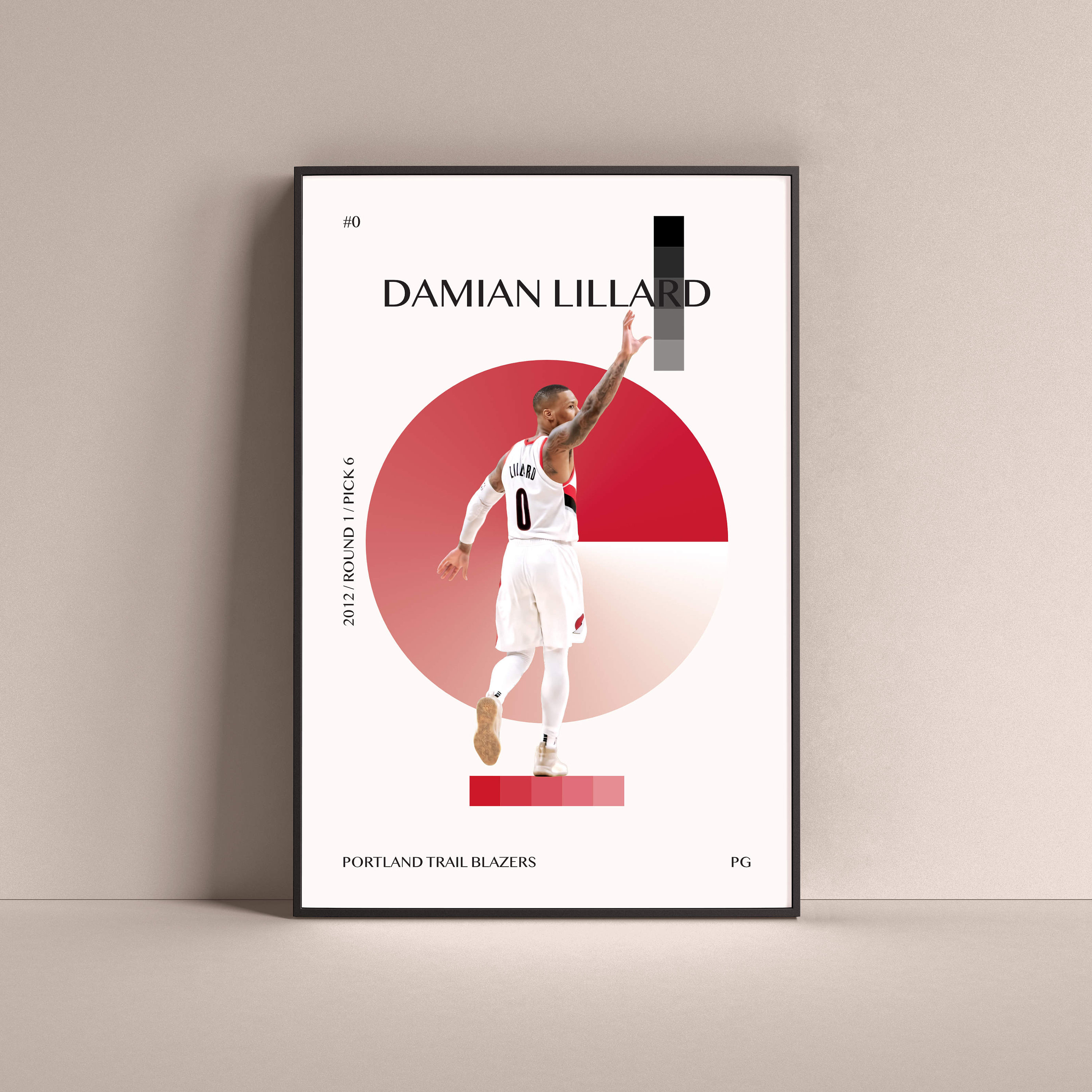 Damian Lillard NBA Keychain Damian Lillard Minifigure -  Hong Kong