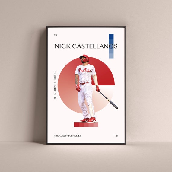 Download Nick Castellanos Bat On Shoulders Wallpaper
