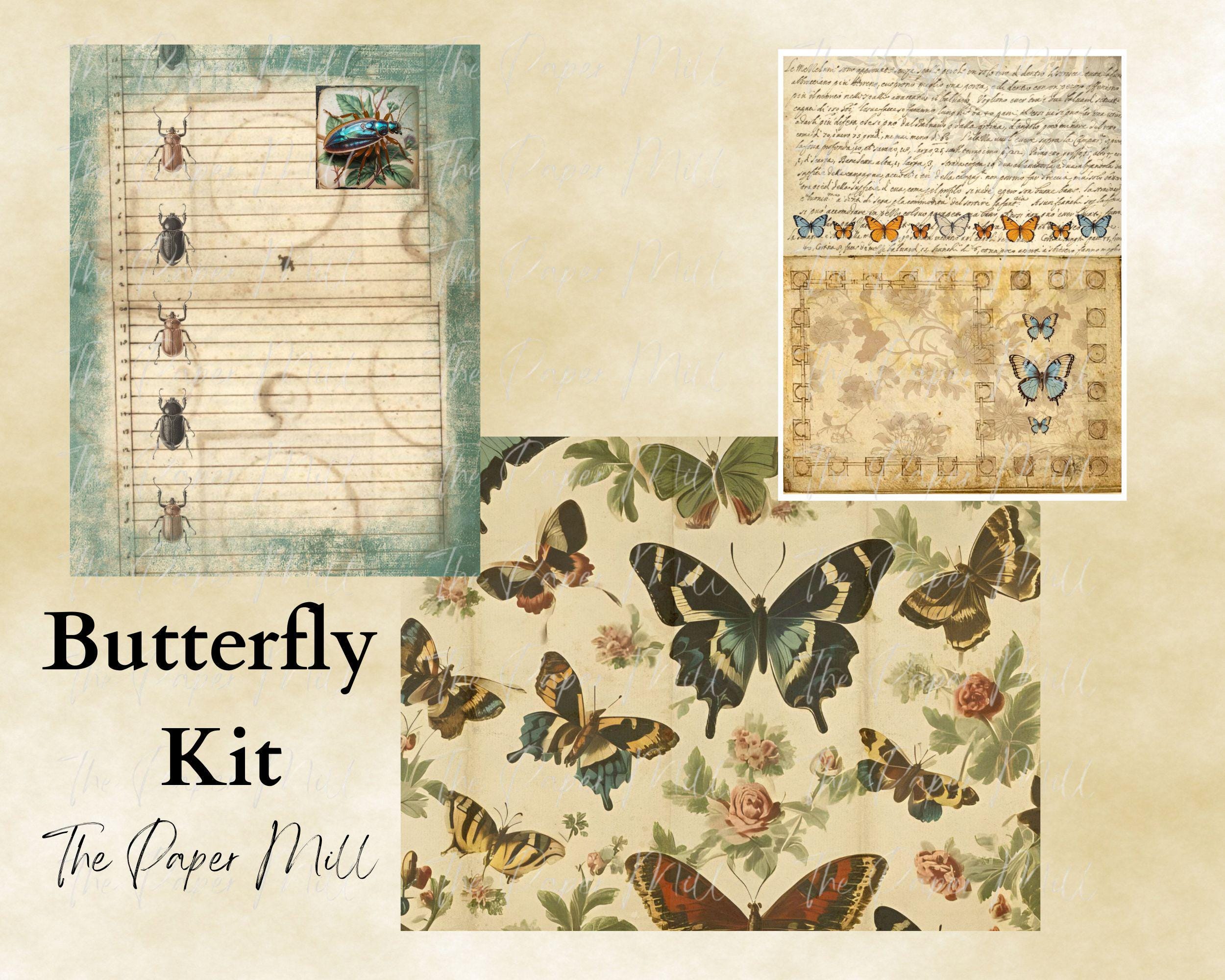 Junk Journal Butterfly Printable Collection - Digital Download ...