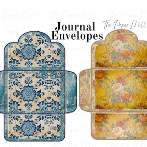 Envelopsjablonen voor junkjournal, Quick Craft-versieringen