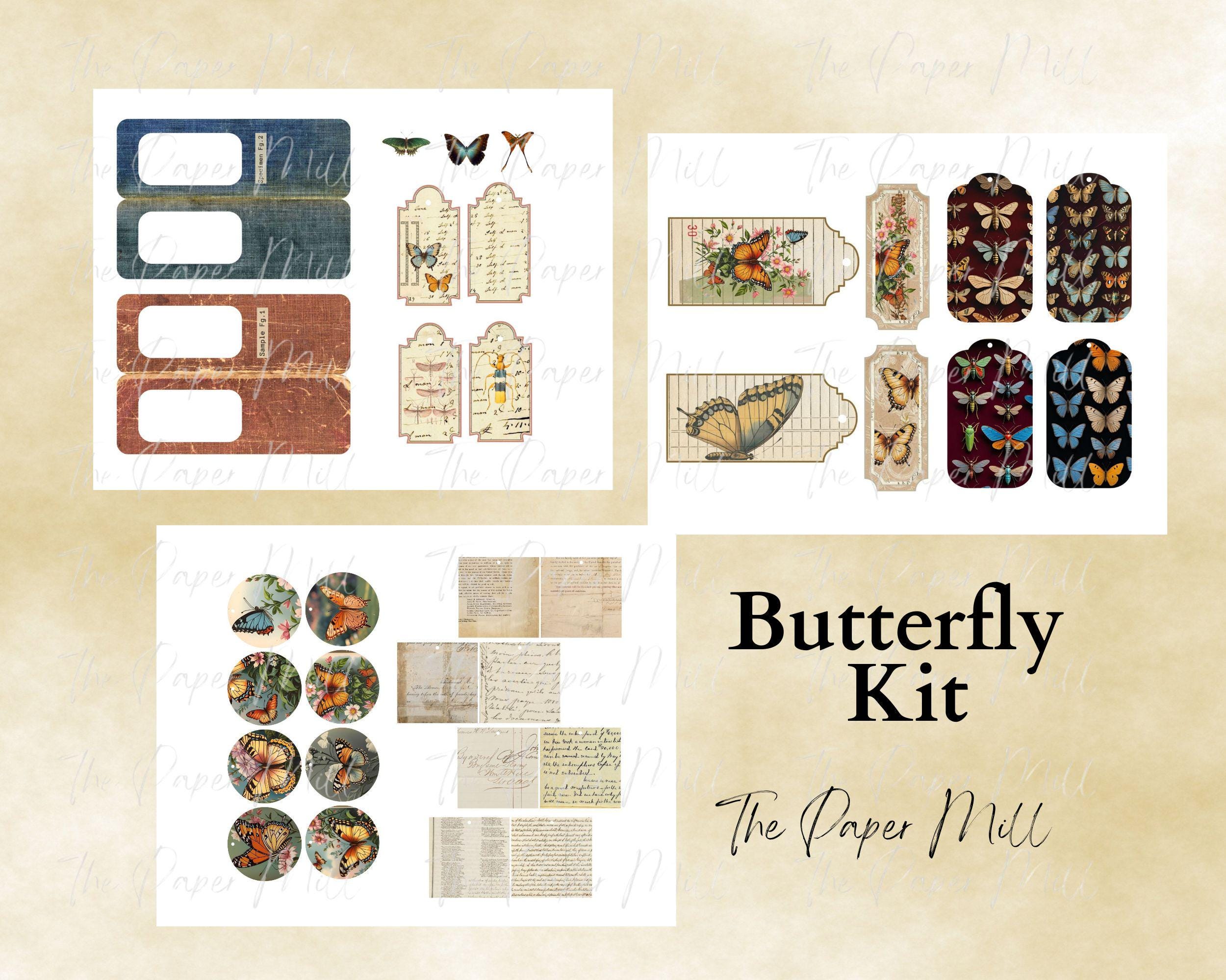 Junk Journal Butterfly Printable Collection - Digital Download ...