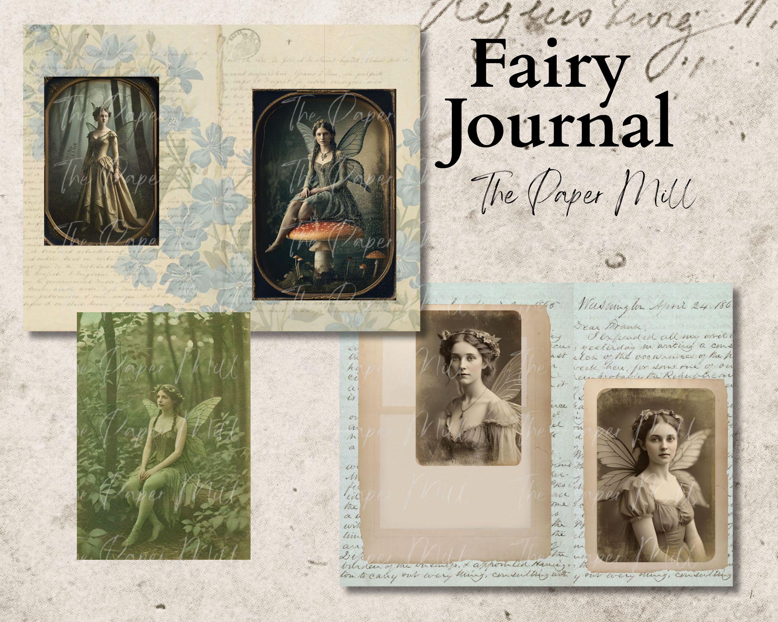 Vintage Fairy Junk Journal Papers, Fairy Tale Printable Ephemera Kit - Etsy