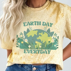 Earth Day T-shirt Gift Nature Lover Earth Day Tee Save the Earth Love T shirt Environmental Shirt Mother Earth Gift Earth Day Planet Cute