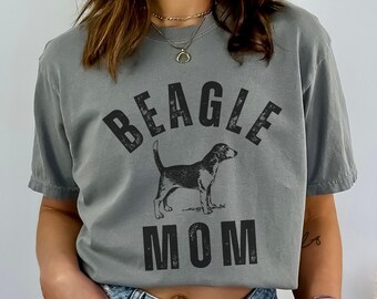 Beagle Mom T-shirt: Gift for Beagle Mom, Beagle Lover Shirt, Beagle Owner Tee, Gift for Beagle Lover, Beagle Mama, Hound Dog, Comfort Colors