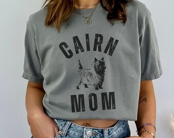 Cairn Terrier Mom T-Shirt: Dog Mama Tee