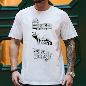 Ancient Rome T-Shirt: SPQR Colosseum Graphic Tee