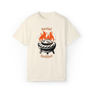 Serial Griller Shirt, Funny Grilling T-shirt, Grill Master, Grill Lover Tee, Gift for Him, Boyfriend, Husband, Barbecue Tshirt, BBQ Lover