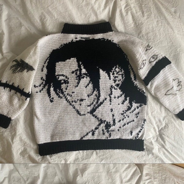 patrón de crochet suéter satosugu