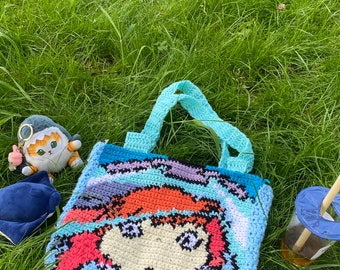 Bolso de crochet Ponyo