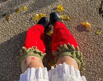 strawberry leg warmers pattern