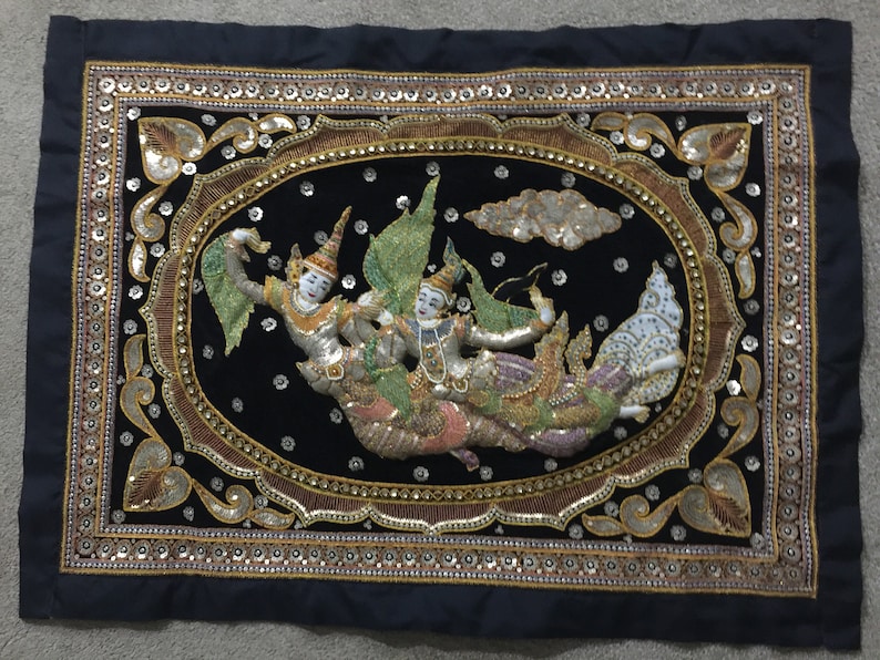 Burmese Kalaga Tapestry Etsy