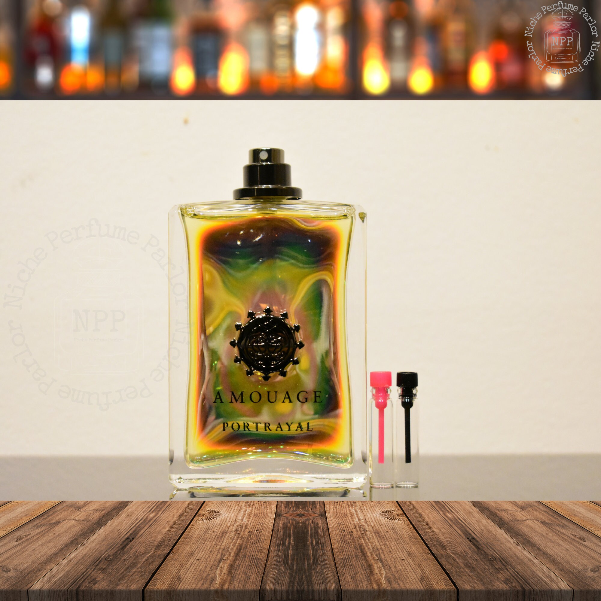 AMOUAGE 6pc vial gift set in sleek box. 6pc x 2ml perfume sampling sprays  MEN ONLY