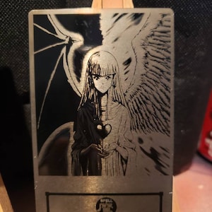 Change Of Heart Laser personalizado em cartões de alumínio yugioh fan art