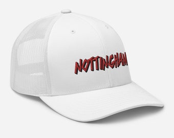 Embroidered Nottingham Trucker Cap hat for Forest fan