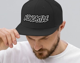 Newcastle graffiti embroidered Snapback Hat