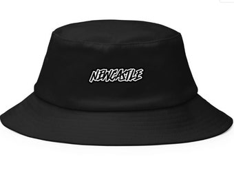 Newcastle football bucket hat / cotton hat for newcastle united fan / unique graffiti logo