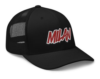 Milan Embroidered Trucker Cap in 3 colours