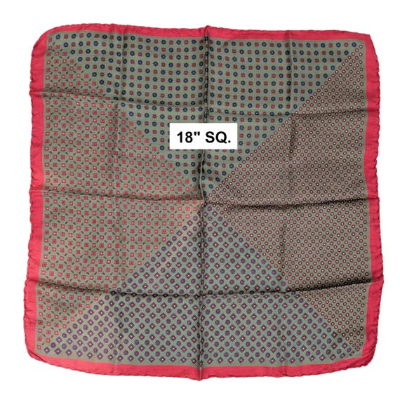 Vintage Retro Boho Patchwork Design Square Scarf … - image 4