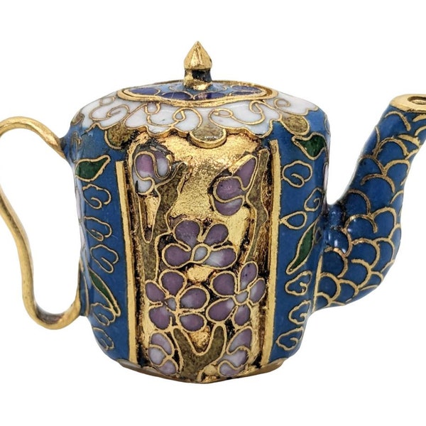 Floral Design Teapot Etsy