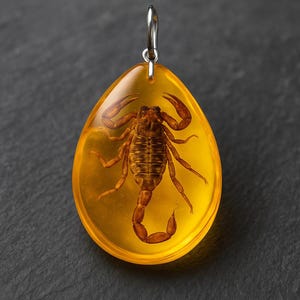 Portachiavi Retrò Animale Scorpione Gotico Punk Metallo Insetto - Foto 4